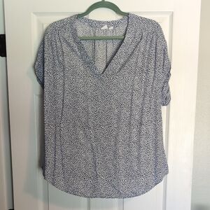 GAP Blue and White Blouse